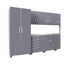 Metal Cabinets in Grey